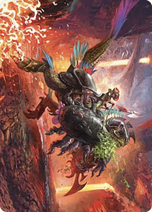 Triumphant Chomp Art Card [The Lost Caverns of Ixalan Art Series] | Chromatic Games