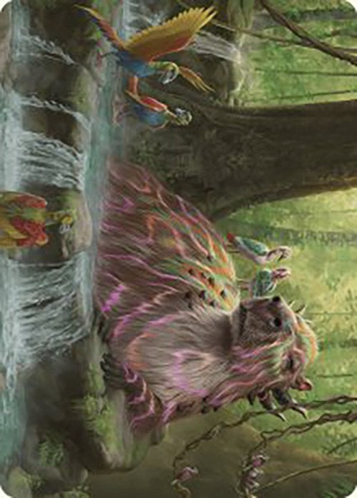 Basking Capybara Art Card [The Lost Caverns of Ixalan Art Series] | Chromatic Games