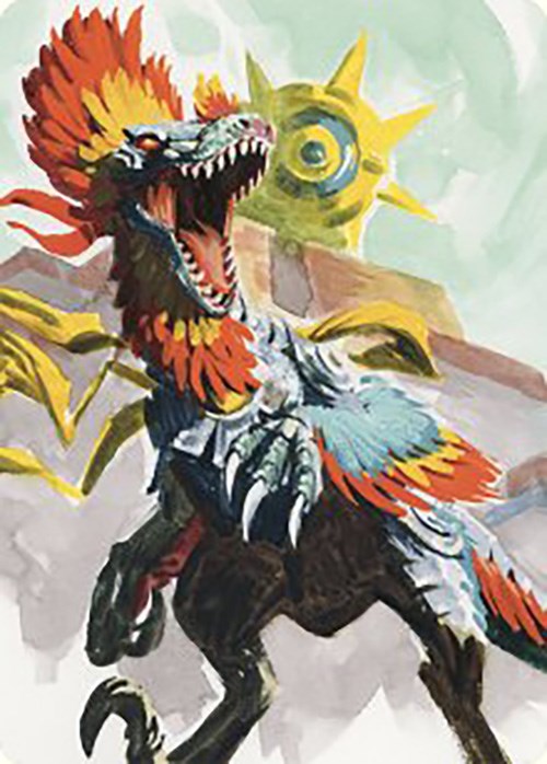 Pantlaza, Sun-Favored Art Card [The Lost Caverns of Ixalan Art Series] | Chromatic Games