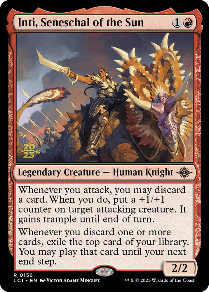 Inti, Seneschal of the Sun [The Lost Caverns of Ixalan Prerelease Cards] | Chromatic Games