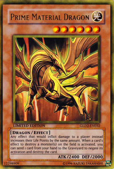 Prime Material Dragon [GLD2-EN032] Ultra Rare | Chromatic Games