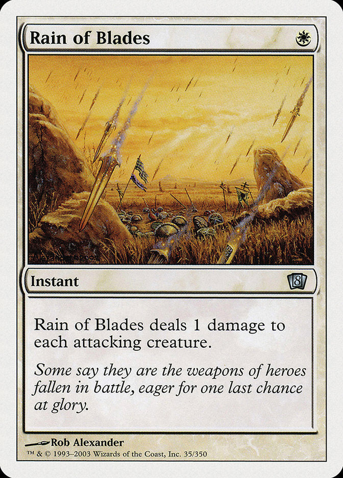 Rain of Blades [Eighth Edition] | Chromatic Games