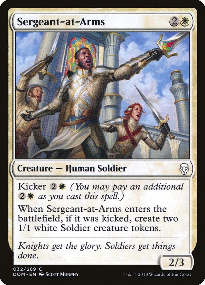 Sergeant-at-Arms [Dominaria] | Chromatic Games