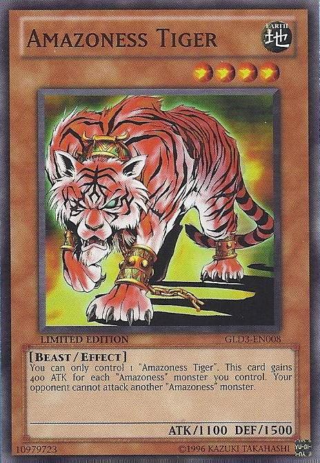 Amazoness Tiger [GLD3-EN008] Common | Chromatic Games