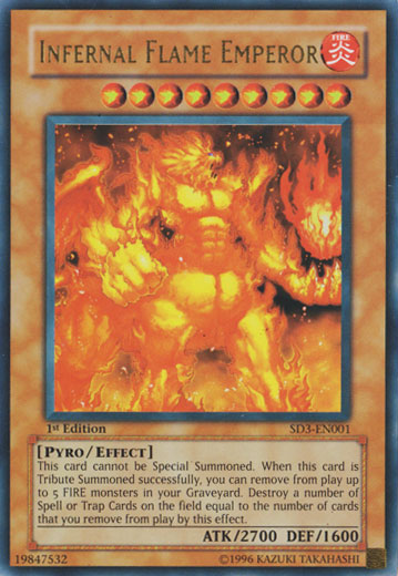 Infernal Flame Emperor [SD3-EN001] Ultra Rare | Chromatic Games