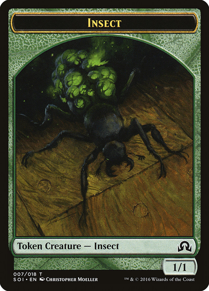 Insect Token [Shadows over Innistrad Tokens] | Chromatic Games