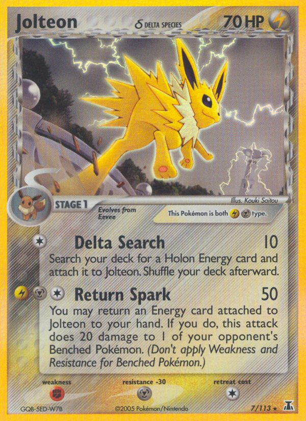 Jolteon (Delta Species) [Delta Species] | Chromatic Games