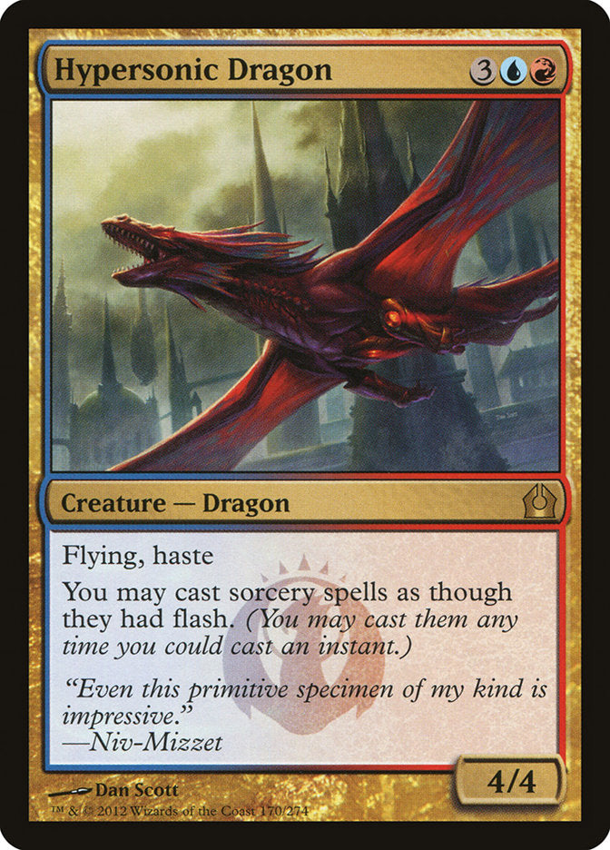 Hypersonic Dragon [Return to Ravnica] | Chromatic Games