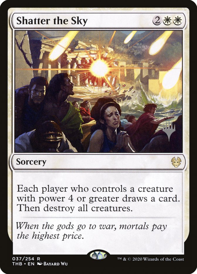 Shatter the Sky (Promo Pack) [Theros Beyond Death Promos] | Chromatic Games