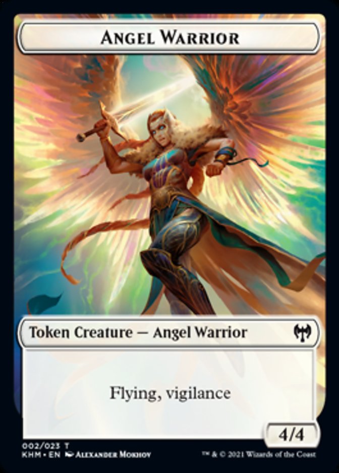 Angel Warrior Token [Kaldheim Tokens] | Chromatic Games