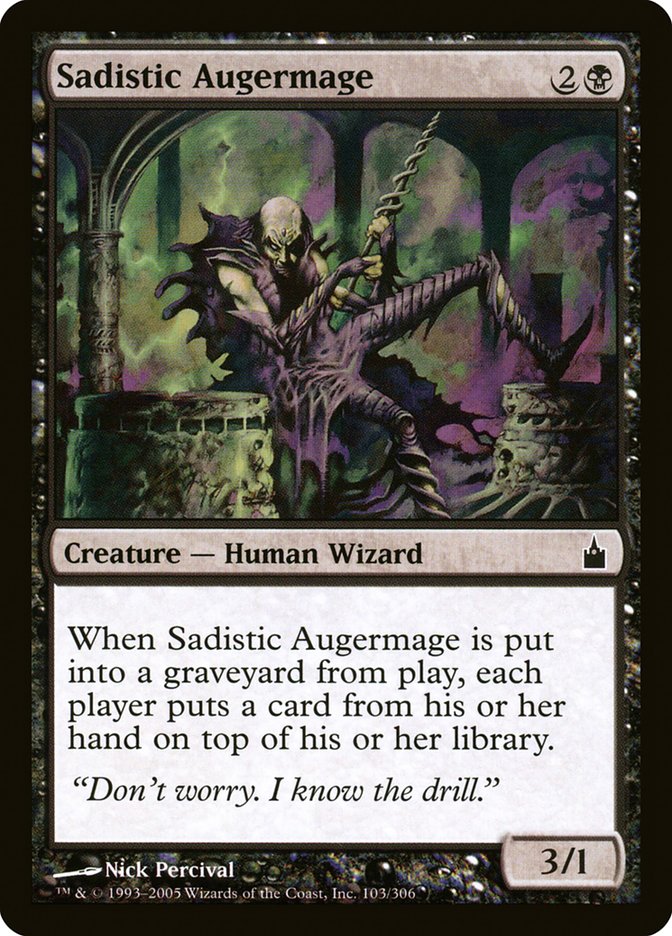 Sadistic Augermage [Ravnica: City of Guilds] | Chromatic Games