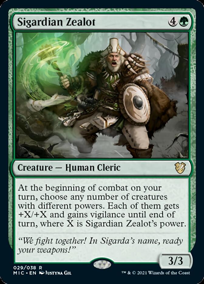 Sigardian Zealot [Innistrad: Midnight Hunt Commander] | Chromatic Games