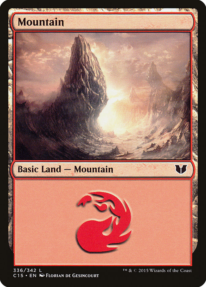 Mountain (336) [Commander 2015] | Chromatic Games