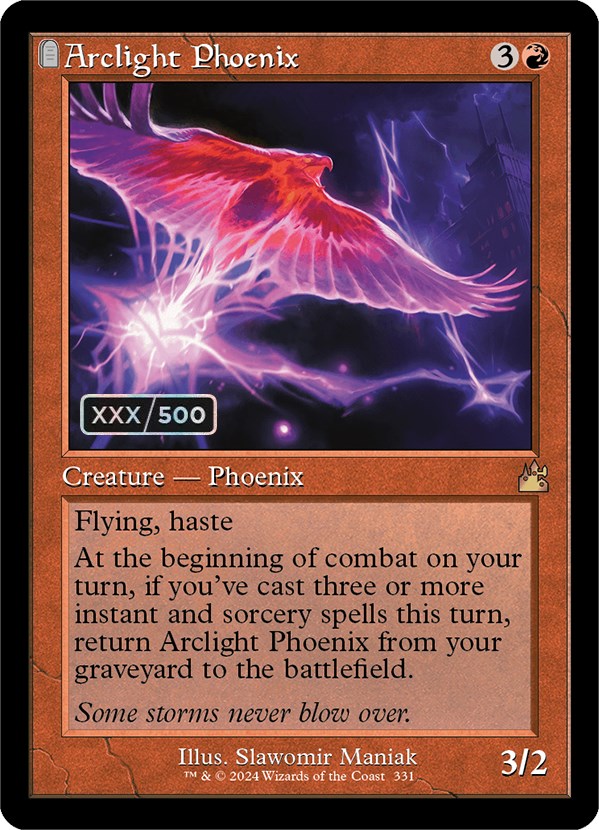 Arclight Phoenix (Retro) (Serialized) [Ravnica Remastered] | Chromatic Games