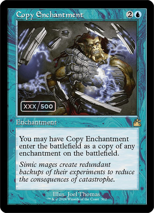 Copy Enchantment (Retro) (Serialized) [Ravnica Remastered] | Chromatic Games