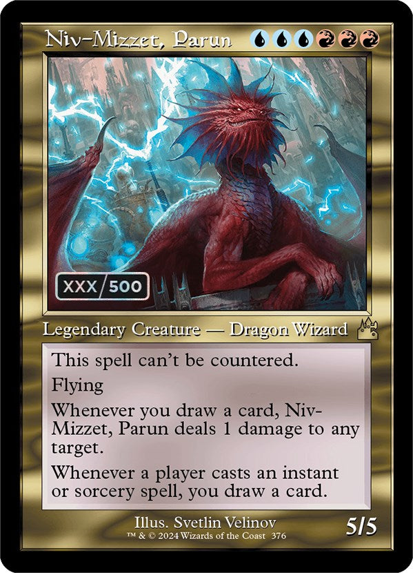 Niv-Mizzet, Parun (Retro) (Serialized) [Ravnica Remastered] | Chromatic Games