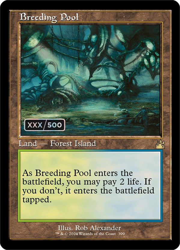 Breeding Pool (Retro) (Serialized) [Ravnica Remastered] | Chromatic Games