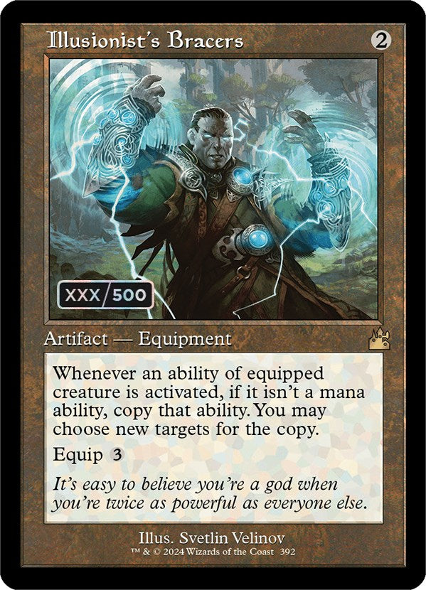 Illusionist's Bracers (Retro) (Serialized) [Ravnica Remastered] | Chromatic Games