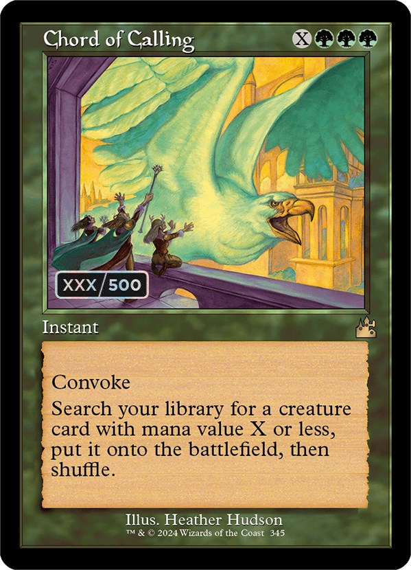Chord of Calling (Retro) (Serialized) [Ravnica Remastered] | Chromatic Games