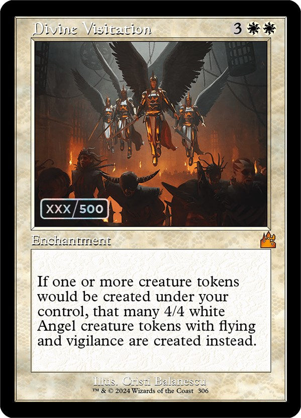 Divine Visitation (Retro) (Serialized) [Ravnica Remastered] | Chromatic Games