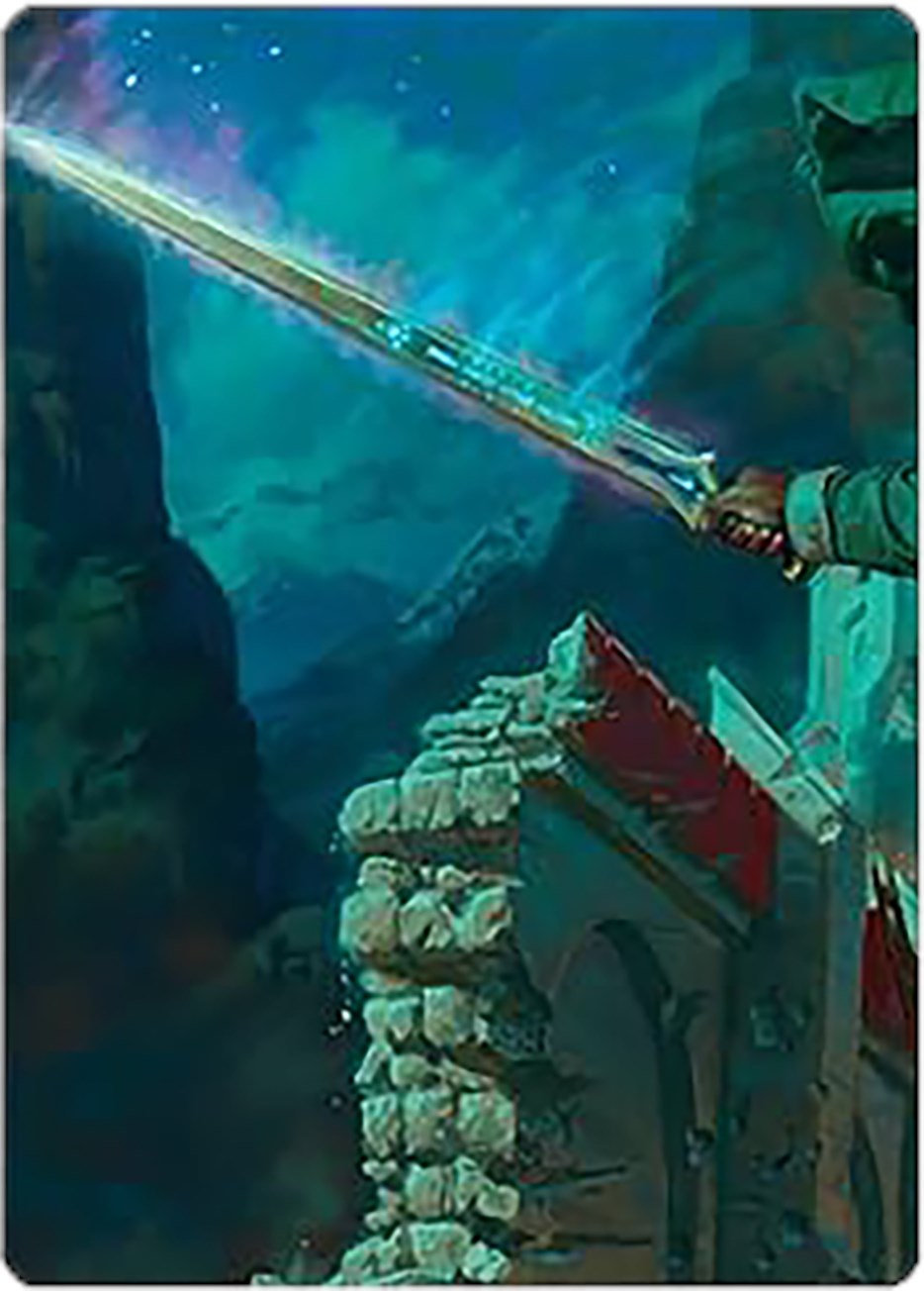 Anduril, Narsil Reforged Art Card [The Lord of the Rings: Tales of Middle-earth Art Series] | Chromatic Games