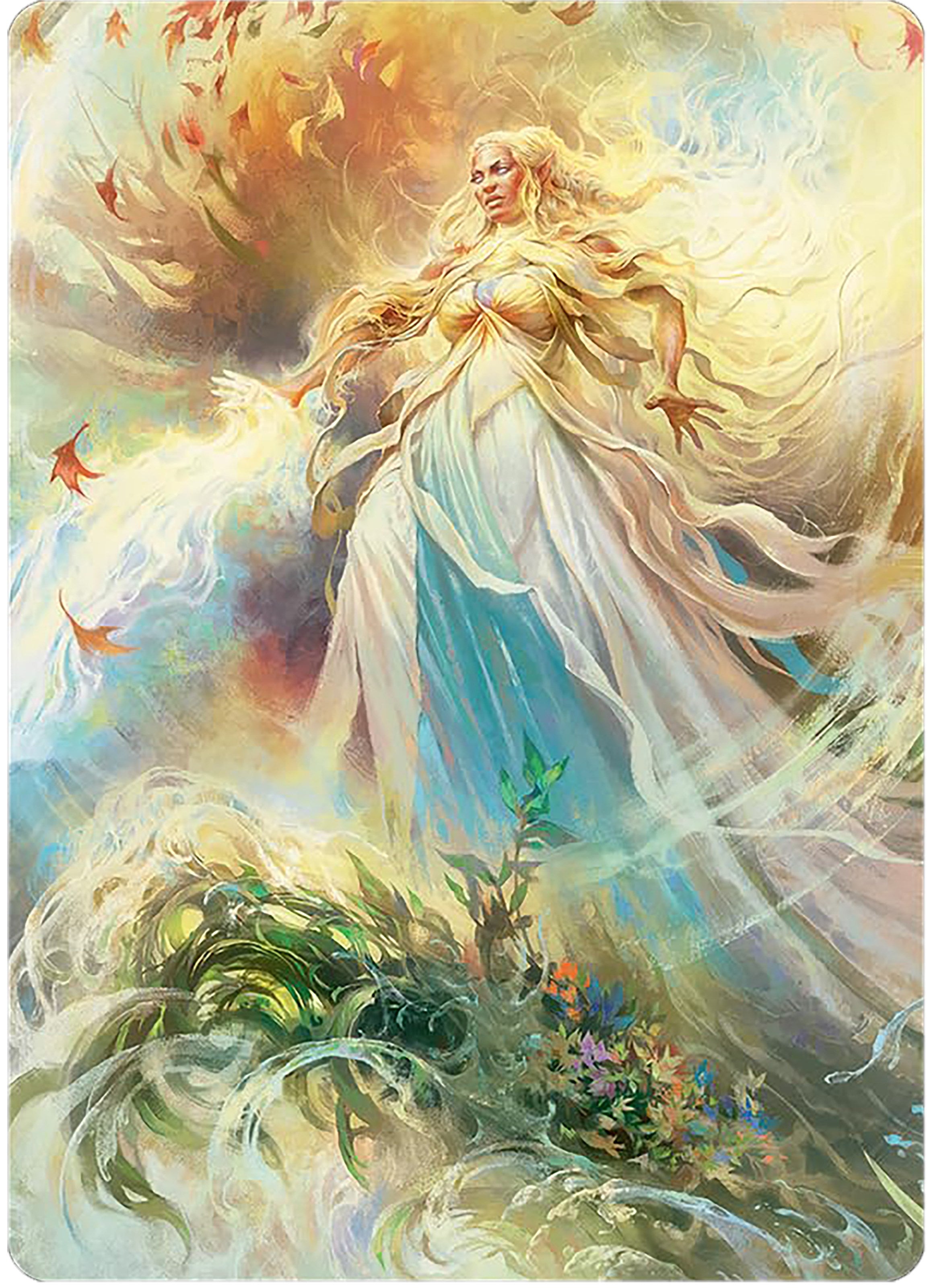 Galadriel, Light of Valinor Art Card [The Lord of the Rings: Tales of Middle-earth Art Series] | Chromatic Games