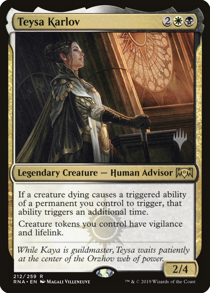 Teysa Karlov (Promo Pack) [Ravnica Allegiance Promos] | Chromatic Games