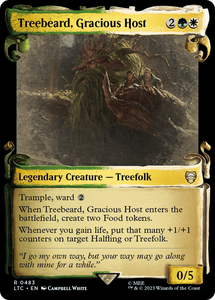 Treebeard, Gracious Host [The Lord of the Rings: Tales of Middle-Earth Commander Showcase Scrolls] | Chromatic Games