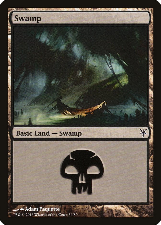 Swamp (36) [Duel Decks: Sorin vs. Tibalt] | Chromatic Games