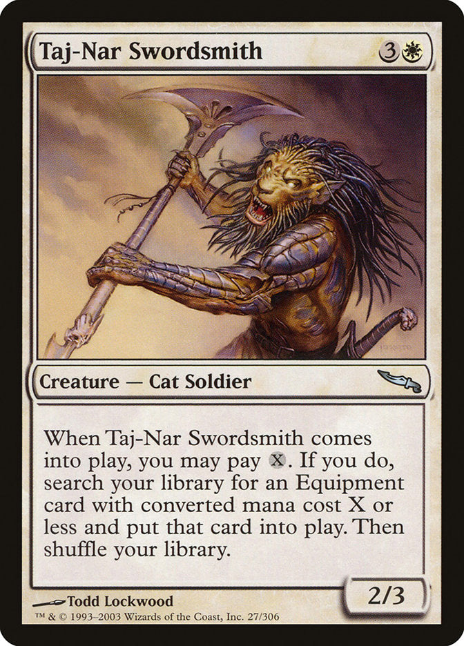 Taj-Nar Swordsmith [Mirrodin] | Chromatic Games