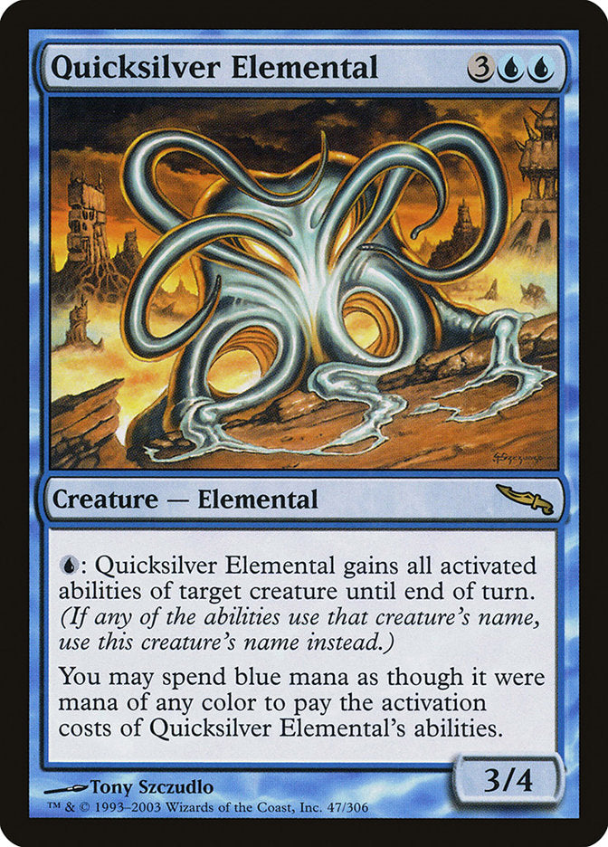 Quicksilver Elemental [Mirrodin] | Chromatic Games