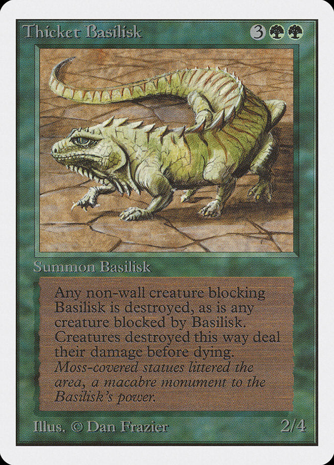 Thicket Basilisk [Unlimited Edition] | Chromatic Games