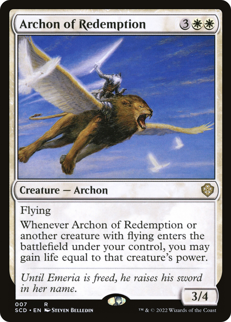 Archon of Redemption [Starter Commander Decks] | Chromatic Games