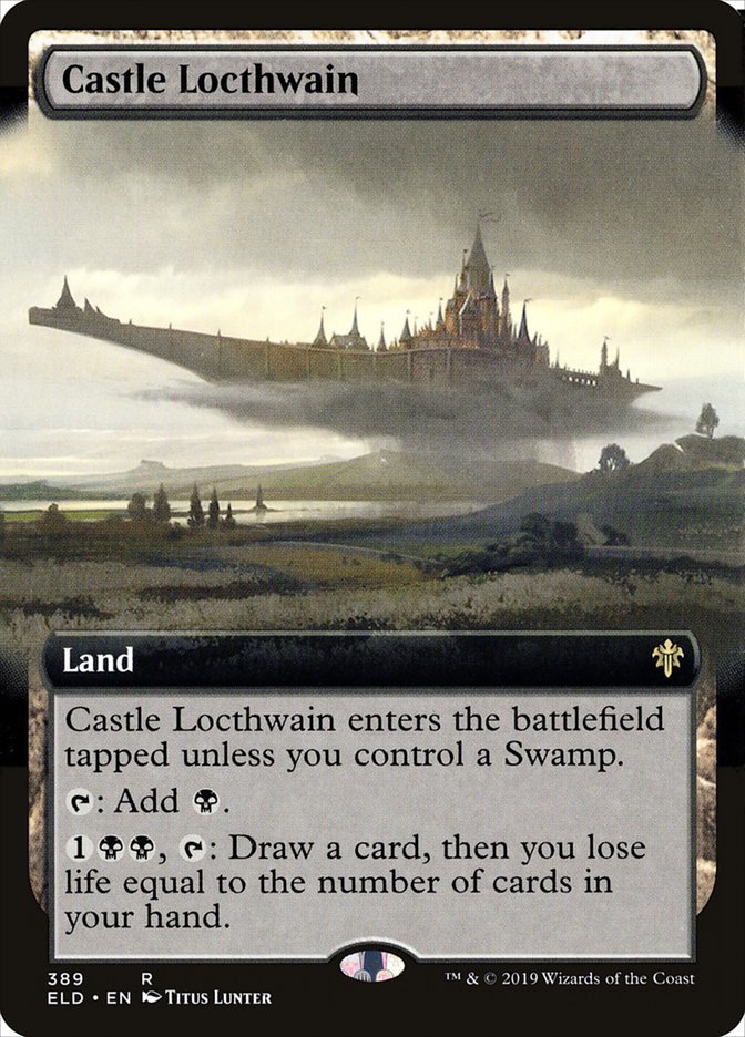 Castle Locthwain (Extended Art) [Throne of Eldraine] | Chromatic Games