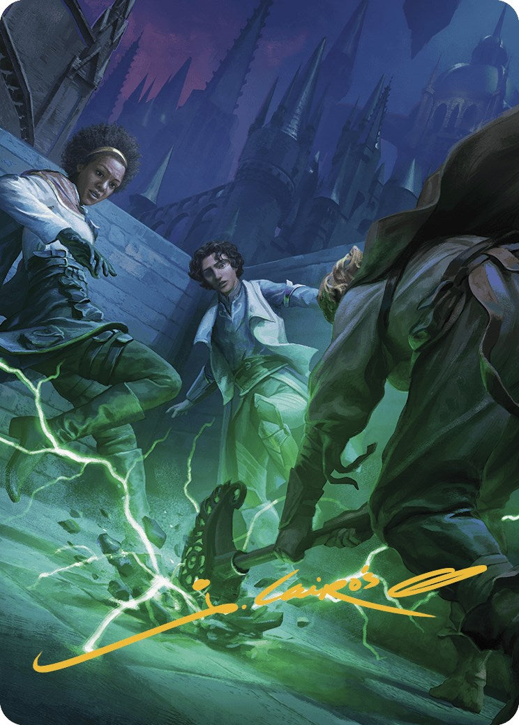 Fanatical Strength Art Card (Gold-Stamped Signature) [Murders at Karlov Manor Art Series] | Chromatic Games