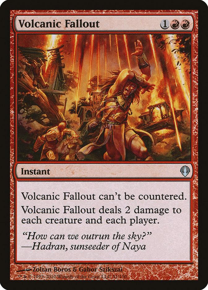 Volcanic Fallout [Archenemy] | Chromatic Games