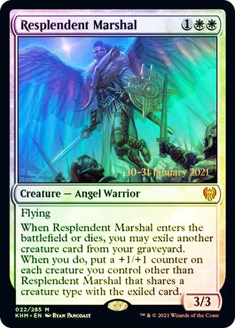 Resplendent Marshal [Kaldheim Prerelease Promos] | Chromatic Games