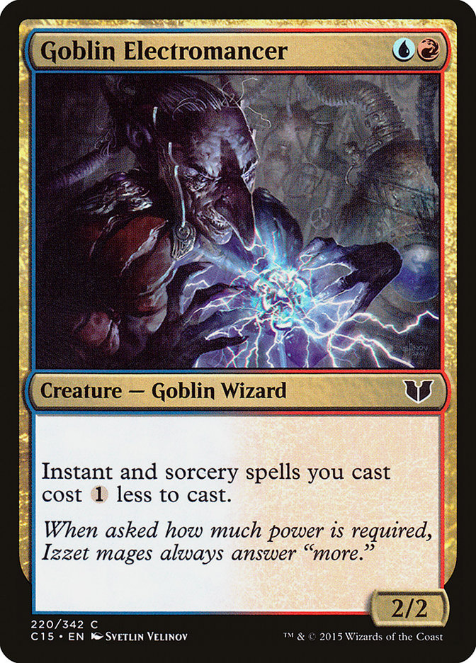 Goblin Electromancer [Commander 2015] | Chromatic Games