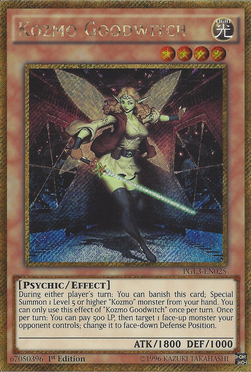 Kozmo Goodwitch [PGL3-EN025] Gold Secret Rare | Chromatic Games