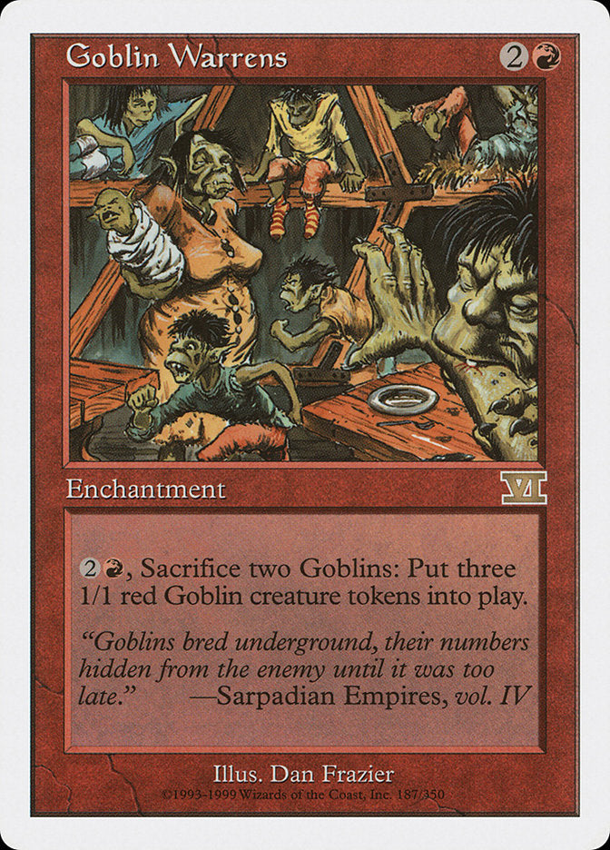 Goblin Warrens [Classic Sixth Edition] | Chromatic Games