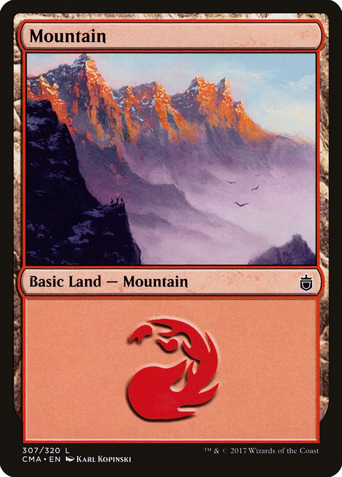 Mountain (307) [Commander Anthology] | Chromatic Games