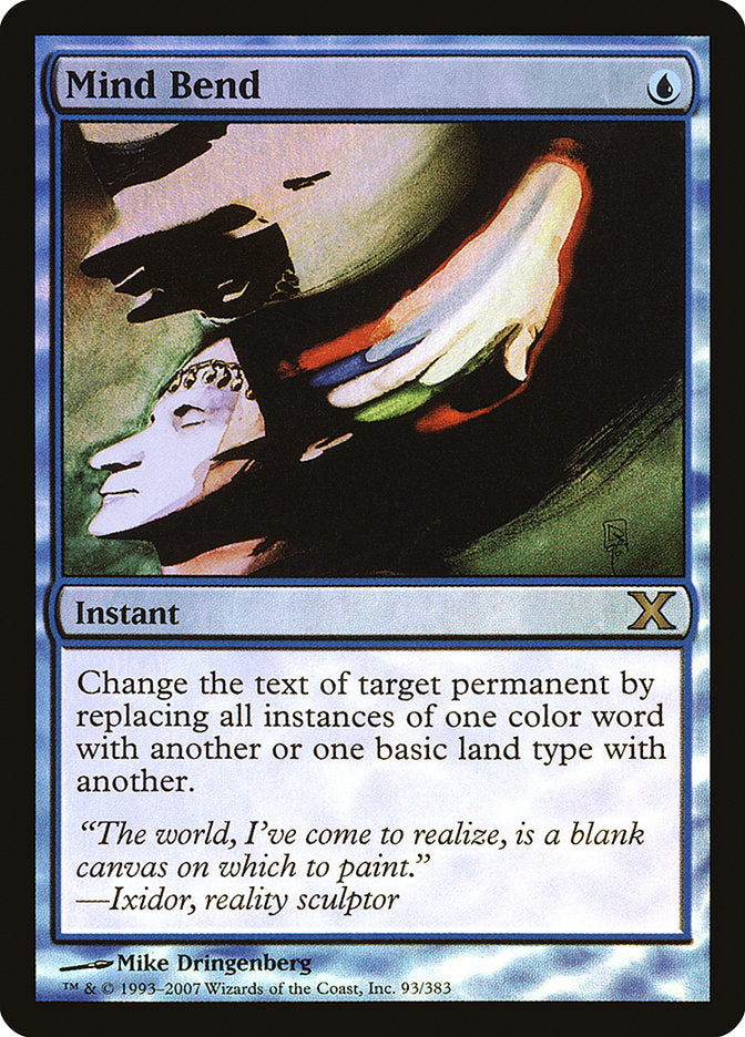 Mind Bend (Premium Foil) [Tenth Edition] | Chromatic Games