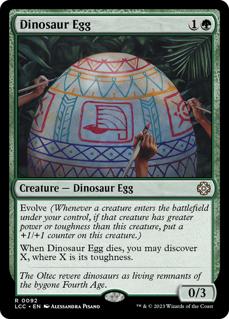 Dinosaur Egg [The Lost Caverns of Ixalan Commander] | Chromatic Games