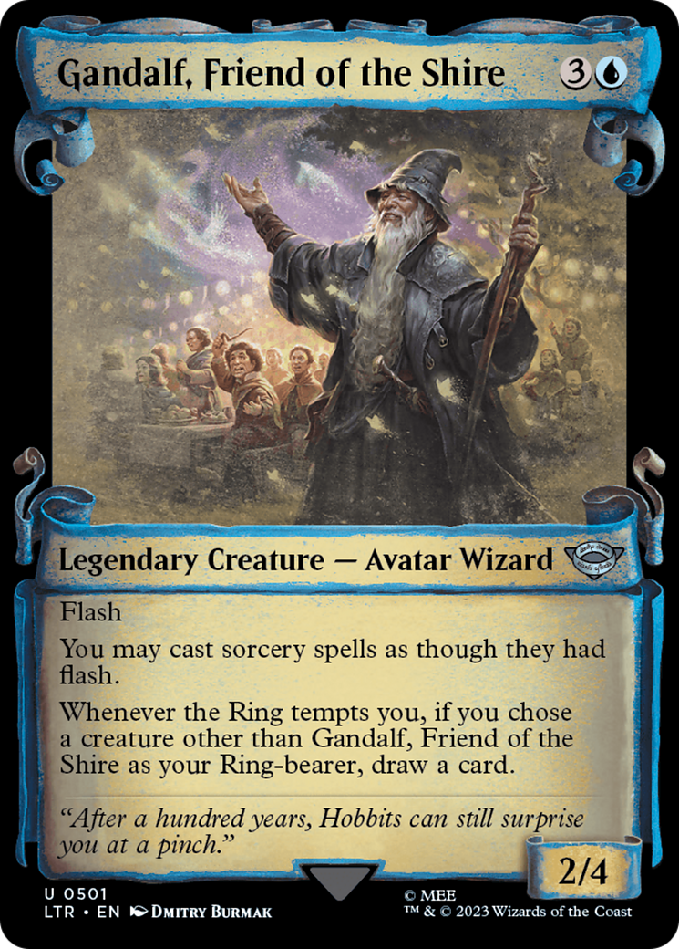 Gandalf, Friend of the Shire [The Lord of the Rings: Tales of Middle-Earth Showcase Scrolls] | Chromatic Games