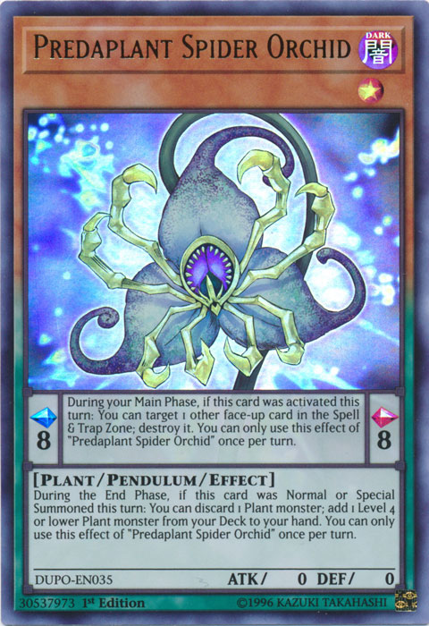 Predaplant Spider Orchid [DUPO-EN035] Ultra Rare | Chromatic Games