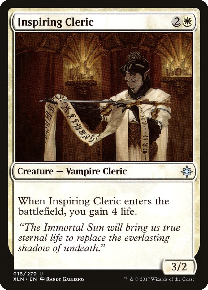 Inspiring Cleric [Ixalan] | Chromatic Games