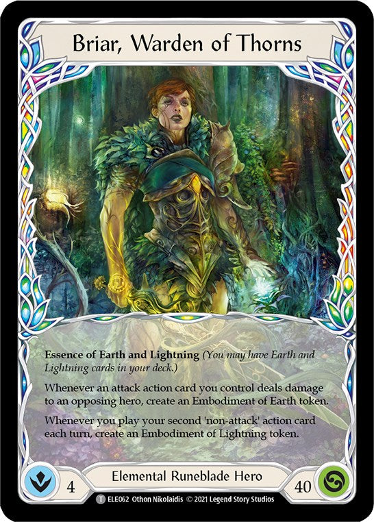 Briar, Warden of Thorns // Briar [ELE062 // ELE063] (Tales of Aria Unlimited) | Chromatic Games