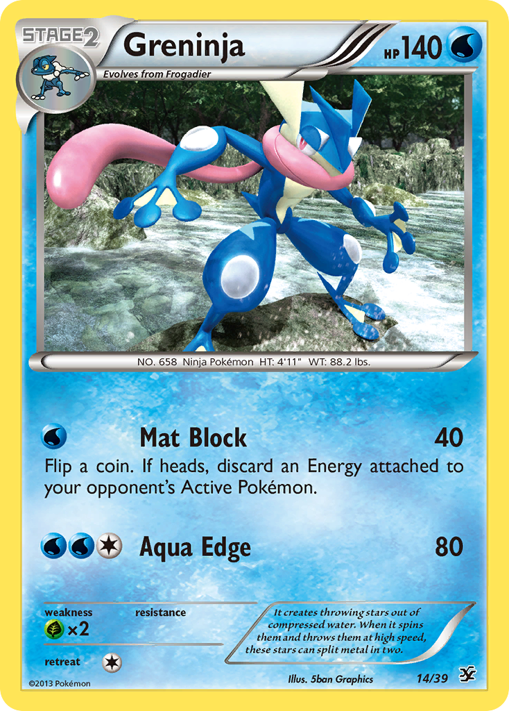 Greninja (14/39) [XY: Kalos Starter Set] | Chromatic Games