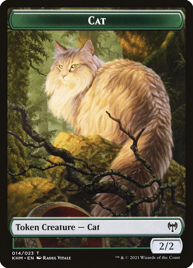 Treasure // Cat Double-Sided Token [Kaldheim Tokens] | Chromatic Games