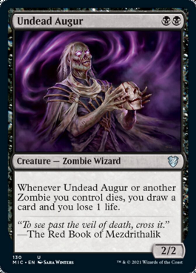 Undead Augur [Innistrad: Midnight Hunt Commander] | Chromatic Games